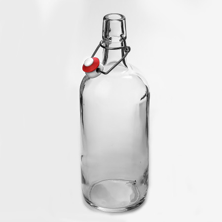 Бутылка бесцветная бугельная 1 литр в Йошкар-Оле
